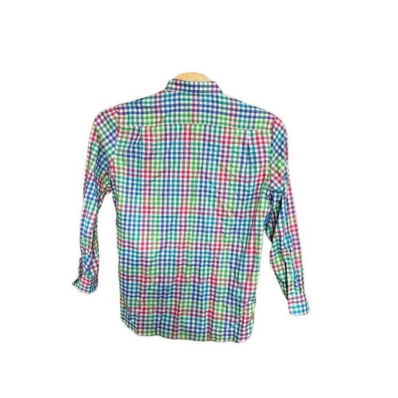 Southern Tide Classic Fit Large (L) Bright Pastel Checked Long Sleeve Shirt - Picture 2 of 4